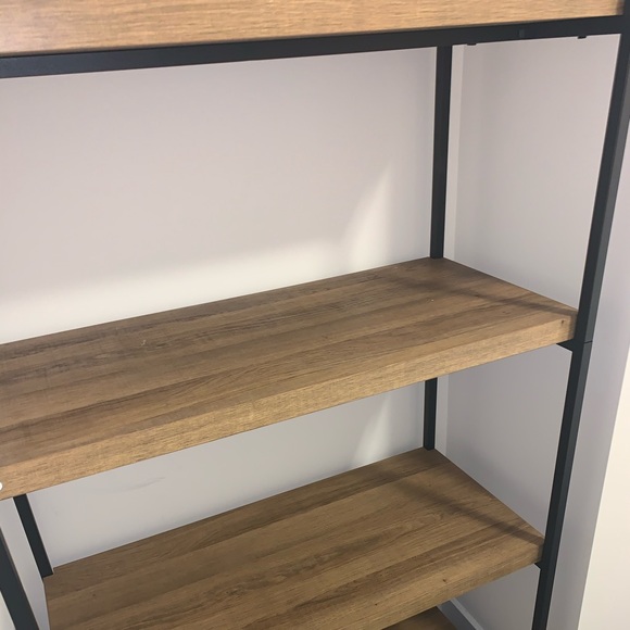 Canvas Robson Wide 5-Shelf Bookcase - Picture 5 of 9